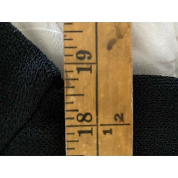 ST. JOHN Basics Blk Blazer Jacket Crop Pant Suit Santana Knit 3 piece Sz 6 10 S - Picture 9 of 9